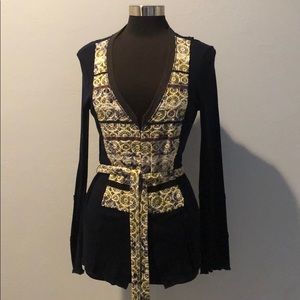 ANTHROPOLOGIE Navy Cardi (BB1)